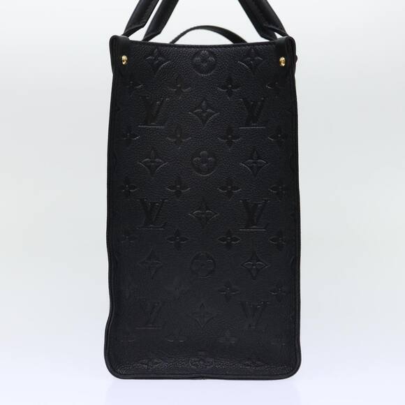 LOUIS VUITTON Monogram Empreinte On The Go MM Bag Black M45595 - Picture 4 of 16